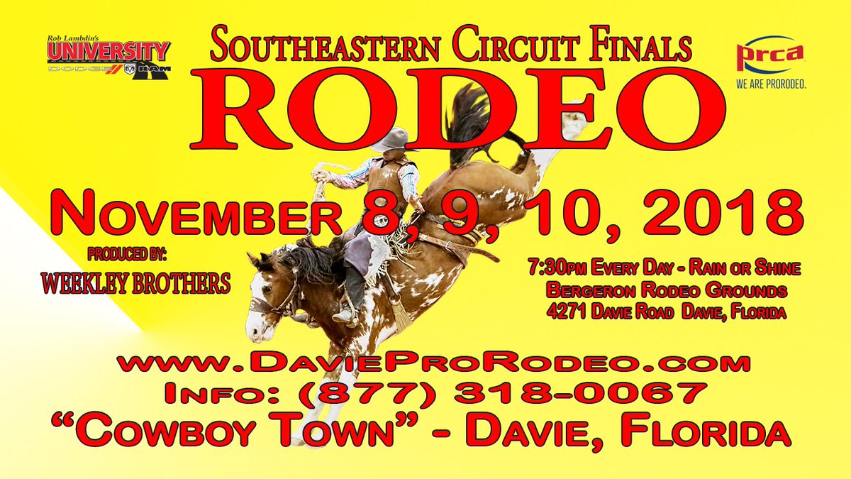 Davie Pro Rodeo 2019