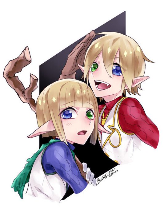 アウラとマーレのtwitterイラスト検索結果