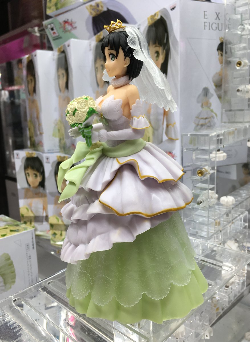 セガ 秋葉原 3号館 秋葉原3号館 新セガ 景品情報 ソードアート オンライン コード レジスタ Exqフィギュア ウェディング 直葉 スマートフォン用アプリに登場したウエディング姿の 桐ヶ谷直葉 ちゃんが2fに登場 現在登場中の ウェディング