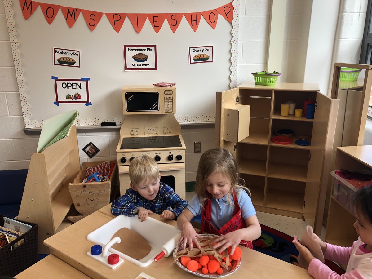 ⁦<a href="/StratfordLndgES/">Stratford Landing ES</a>⁩ our housekeeping area has become a pie shop for November! intentional instruction, building language, sequencing