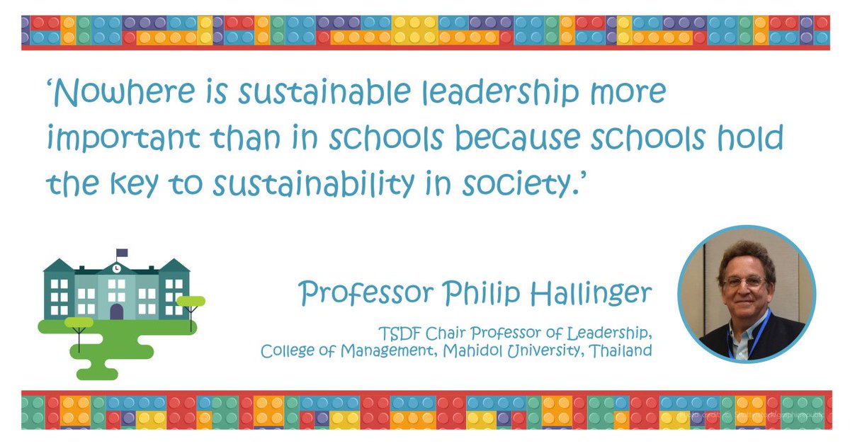 unescobangkok's tweet photo. What can school leaders do to meet the global challenges of sustainability? Here's a great quote from the 1st day (7 Nov) of the 19th UNESCO-#APEID International Conference on #SchoolLeadership! More: https://t.co/o3o8pnXUKo https://t.co/CDbsWcYHv8