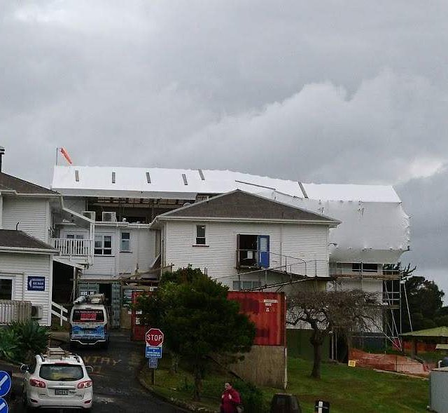 PacifeconNZ's tweet photo. Pictured Rawene Hospital, Northland
Underway is a new roof structure & 3 new bathrooms. The older part will be upgraded to modern standards, have 2 additional age-related care rooms & extra storage spaces
#health #hospital #rawene #nz #nzconstruction #construction #projectleads https://t.co/UPpsUjICM8