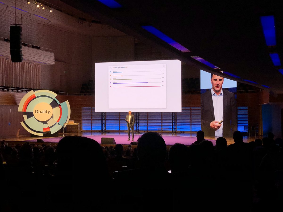Implement #agile where it makes sense. Security remains priority. Co-operation and collaboration is the new normality. Urs takes the stage at the Swisscom Dialog Arena 2018! <a href="/urs_lehner/">Urs Lehner</a> #sda2018 #sda18