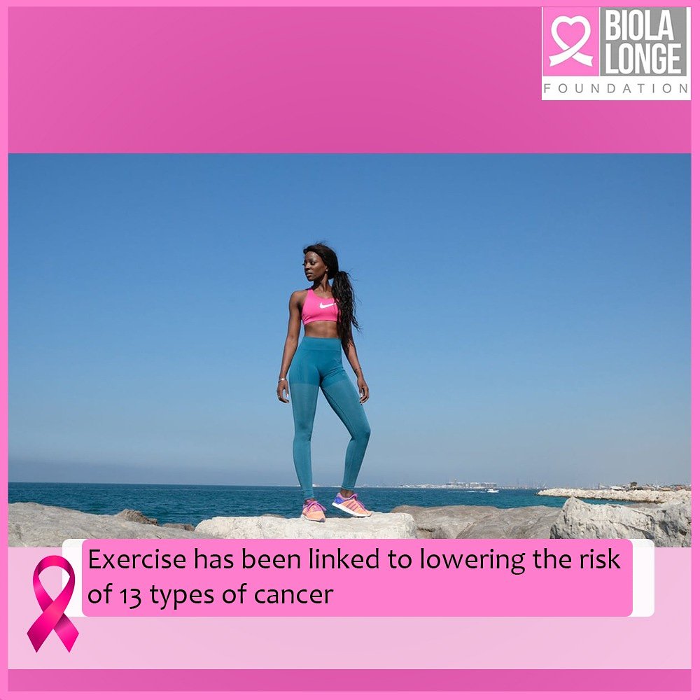 blfoundation_ng's tweet photo. Regular exercise can help reduce the risk of breast cancer. And for breast cancer survivors, physical activities can help lessen certain side effects of treatment such as depression and fatigue.
Exercising regularly is very important.
#blfoundation
#BreastCancerAwarenessMonth https://t.co/lLYrMpSniF