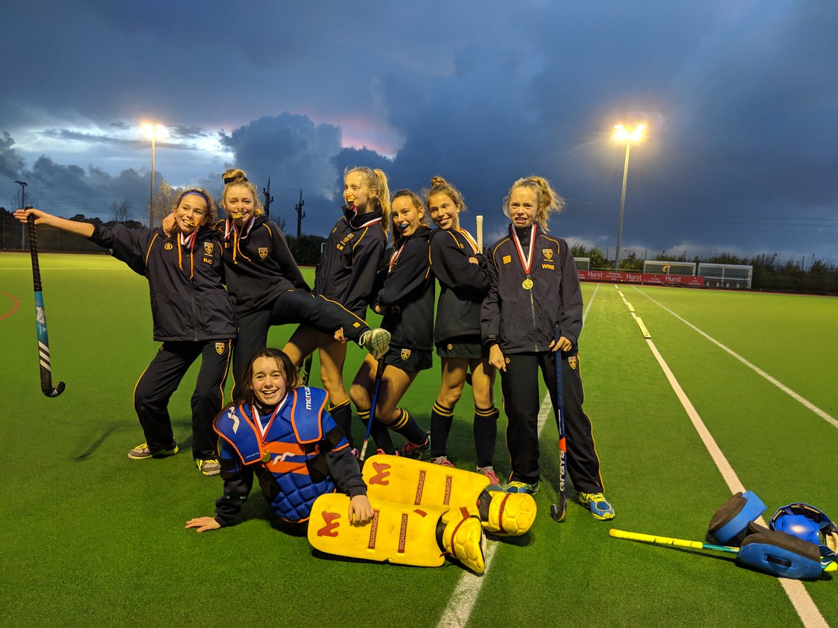 Lovely photos or our U13Cs who won the Hurst U13C hockey tournament yesterday. They won 4 matches,drew 1 and didn't concede a goal all tournament.  Well done girls! @iapsuksport @HurstSport @CranleighHockey @OB_WSCT #ilovehockey #ilovesport