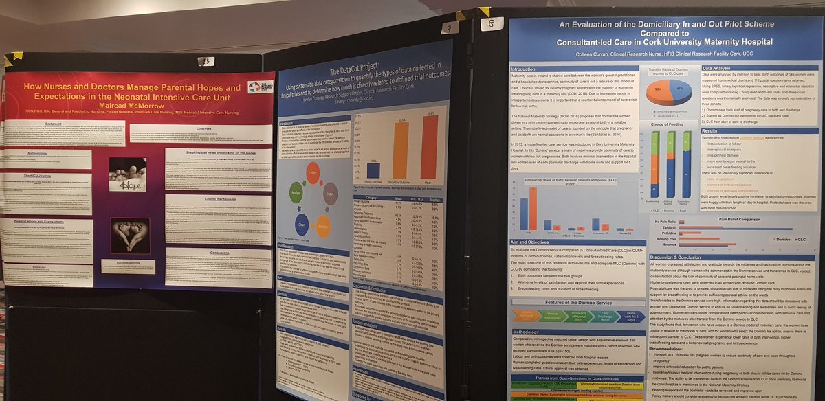 Great to see the posters going up at #IRNN18 #WhyWeDoResearch