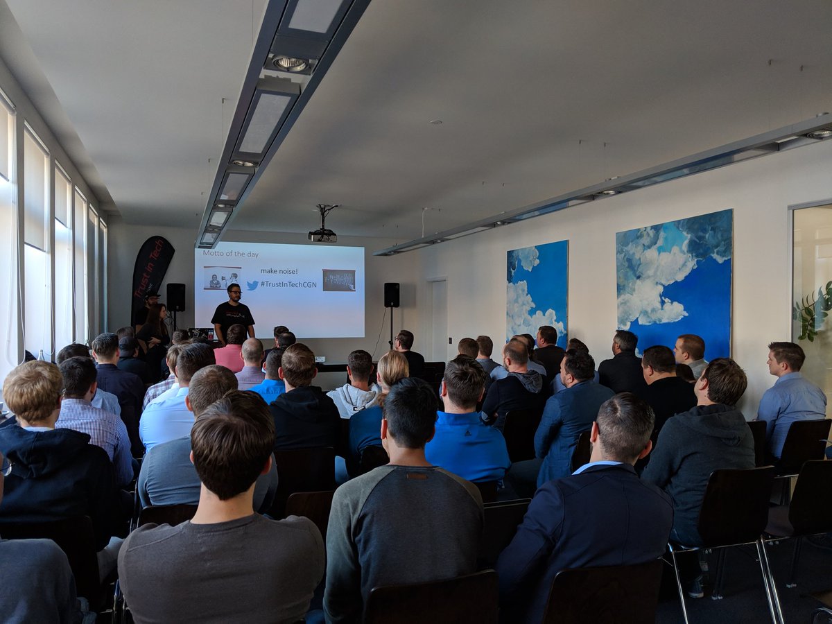 FGondorf's tweet image. Welcome everyone @TrustInTechCGN! #TrustInTechCGN