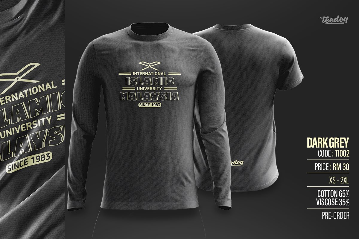 teedoqzzz's tweet photo. IIUM XCLUSIVE TEE V1 | by TEEDOQ

Kindly check on our posters for more details!😉

Simply tap a link below for enquiries and order:

Hasyir - https://t.co/SeXYDqL1JI
Qam - https://t.co/D5TBUkcJMg

PREORDER ENDS ON 10 NOV 2018!

#IIUMXclusive
#Teedoq https://t.co/2uajSQzAyc