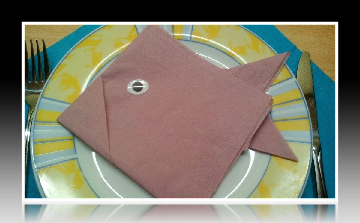 Faltzauberde On Twitter Motiv Fisch Serviettenfalten