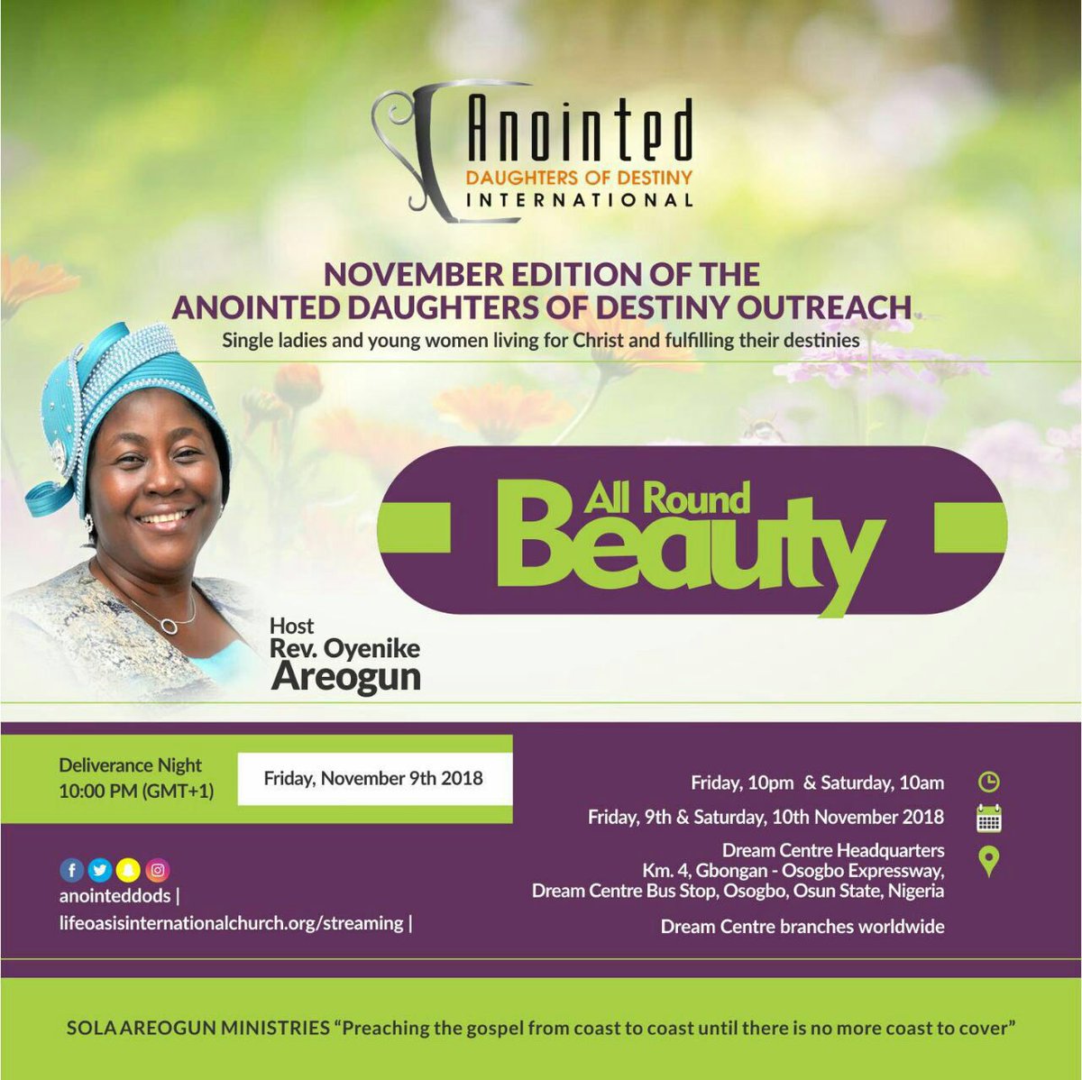 DCYAClub's tweet photo. For all female folks.
#RevOyenikeAreogun #Anointeddods #ChristianLady #ChristianWoman #Beauty #Mentorship https://t.co/QfQPUBxy24