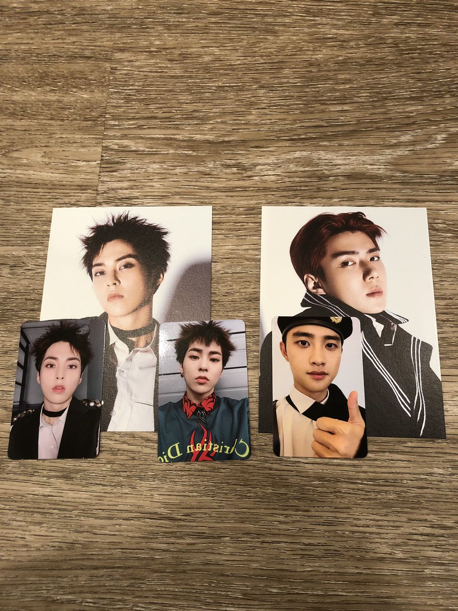 whaaat_the's tweet photo. @exotradeusa @exoselltradeusa @EXO_trading @exotradekpop @pctradeusa 
Album: DMUMT

Have: 
- Xiumin Moderato and Allegro PC
- Xiumin postcard
- DO Moderato PC
- Sehun postcard

Want: Any Kai PC and Kai postcard

Location: USA

Worldwide trading: Yes

#EXO_TEMPO #exotrade https://t.co/nJGNYQ5Ew0