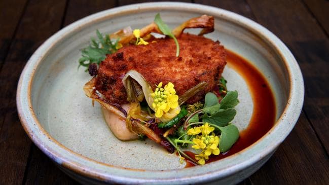 couriermail's tweet photo. #REVIEW The Barrelroom’s ambitious menu delivers big, bold flavours, writes @DesHoughton #Qweekend https://t.co/CBiVHzqwuy https://t.co/Xm0nfHPIWu
