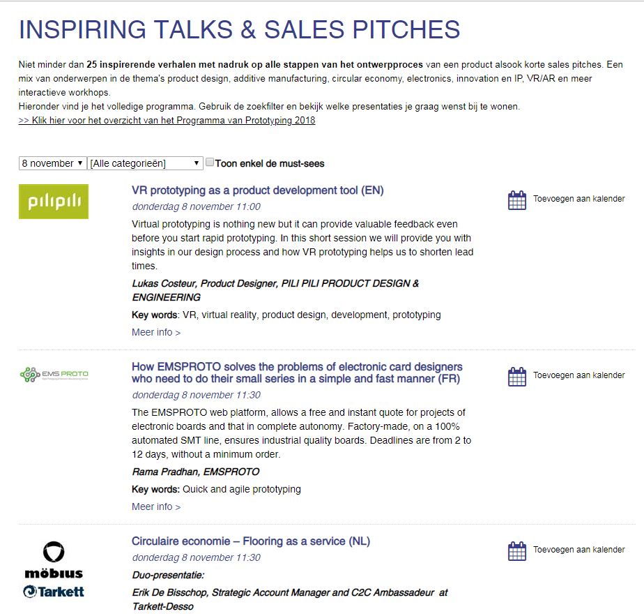 prototypingmne's tweet photo. Ook op de tweede dag van Prototyping  kan je heel wat inspirerende talks &amp; sales pitches volgen. Ontdek het overzicht van dag 2 ‣ https://t.co/JIw3akiTc3 https://t.co/ocxYpGFoVV