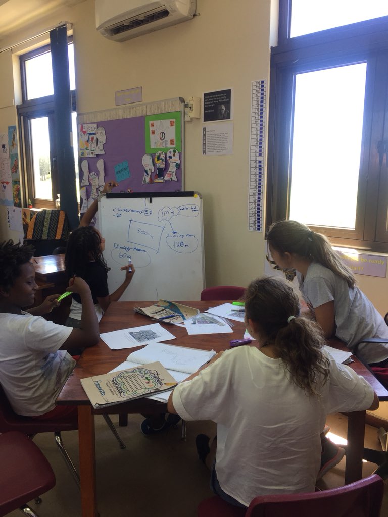 What’s your problem workshop in progress, led by our own grade 5 students= total student engagement and great mathematical discussions <a href="/AISMmoz/">AISM</a> #Studentagency #AISMLearns #learneragency