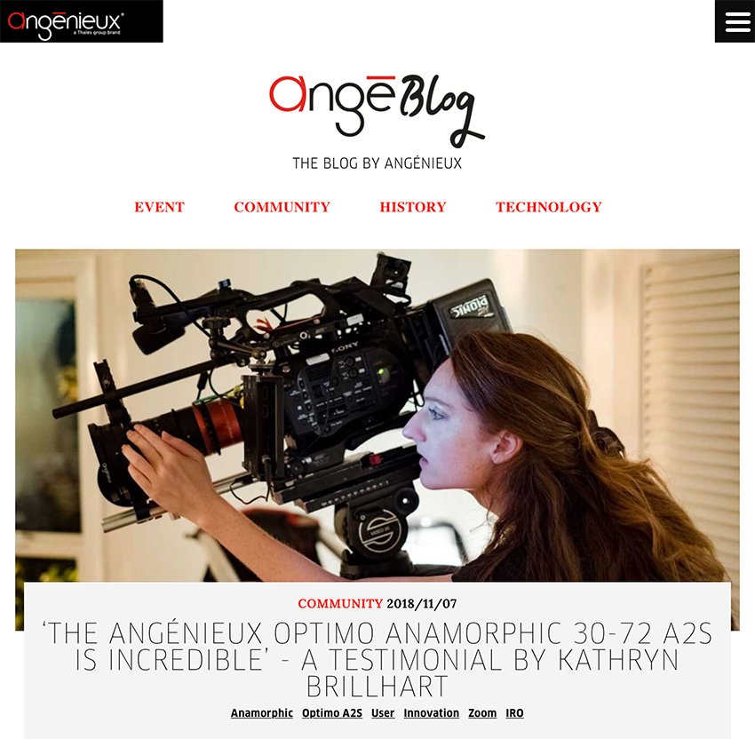 AngenieuxLenses's tweet photo. NEW ON THE ANGEBLOG📰
Kathryn Billhart's testimonial about her incredible experience with the Optimo Anamorphic 30-72 A2S. Thanks @ktbrillhart 😊

#angenieux #optimoanamorphic https://t.co/D5Nzc93Ugm https://t.co/NuStzMMEnw