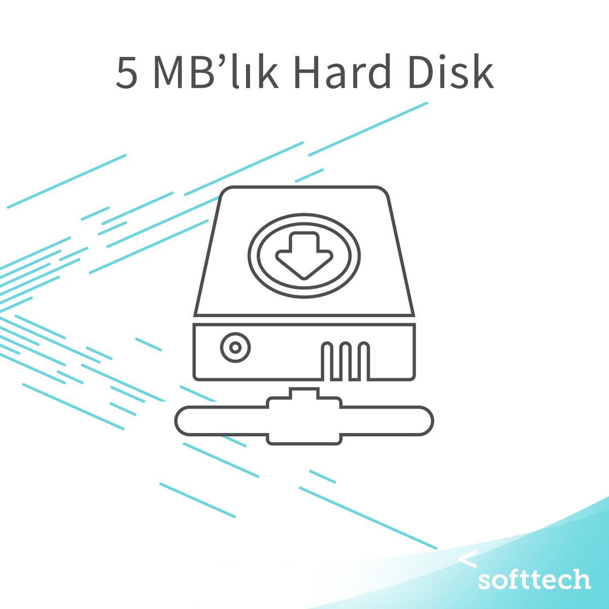 Softtechas's tweet image. İlk harddisk’in 1956 yılında IBM tarafından üretildiğini biliyor musun? #CodeIsPoetry