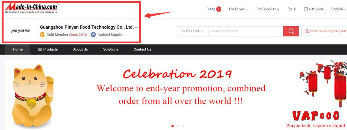 Pinyan tech, vapooo liquid, focus on premium vape juice, gold member and audited supplier from Made-in-China, repliable e-liquid manufacturer, website: cnpinyan.en.made-in-china.com