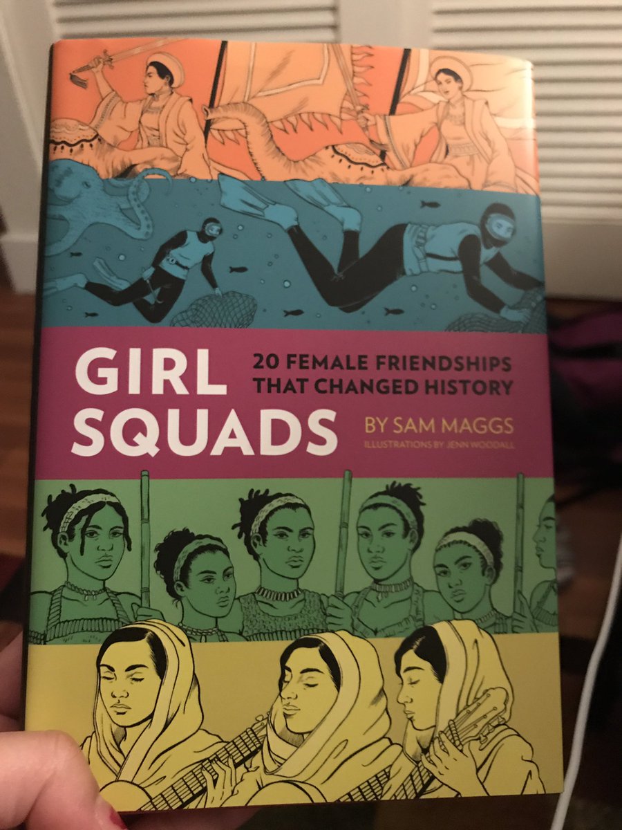 iam_sammi's tweet image. Discovered @SamMaggs &amp;amp; @jenn_woodall’s #GirlSquads tonight at @BrckMrtrBooks &amp;amp; just finished Athlete Squads. Love it! So much history I never knew about. May need to work this into my @youngwomenpow curriculum for this year! #WhereMyGirlsAt 📚🧜🏽‍♀️🎿🏐🎾