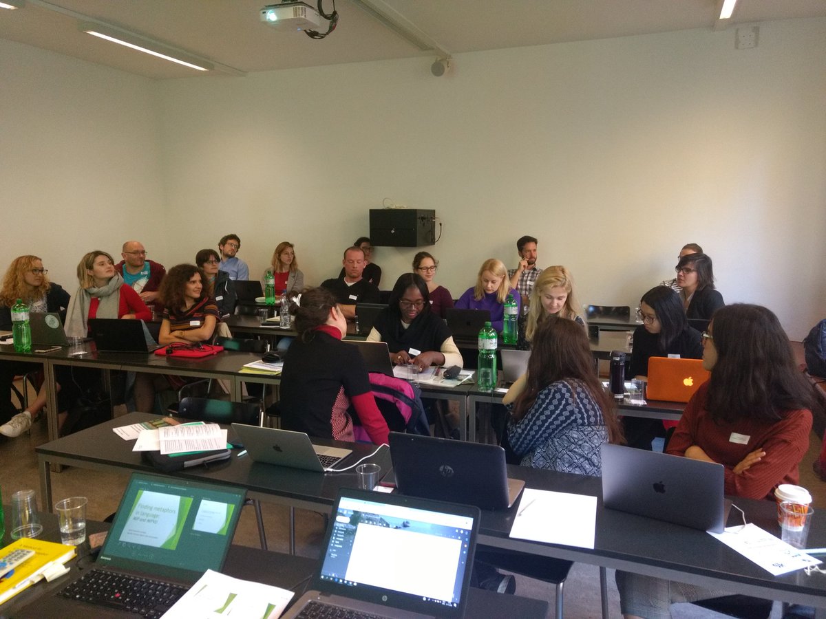 Jberenike's tweet image. We're getting into a metaphor-identfication-kind-of mood! #metbas18 @agdorst @nilsreiter @JanHorstmannn @DHLabBasel