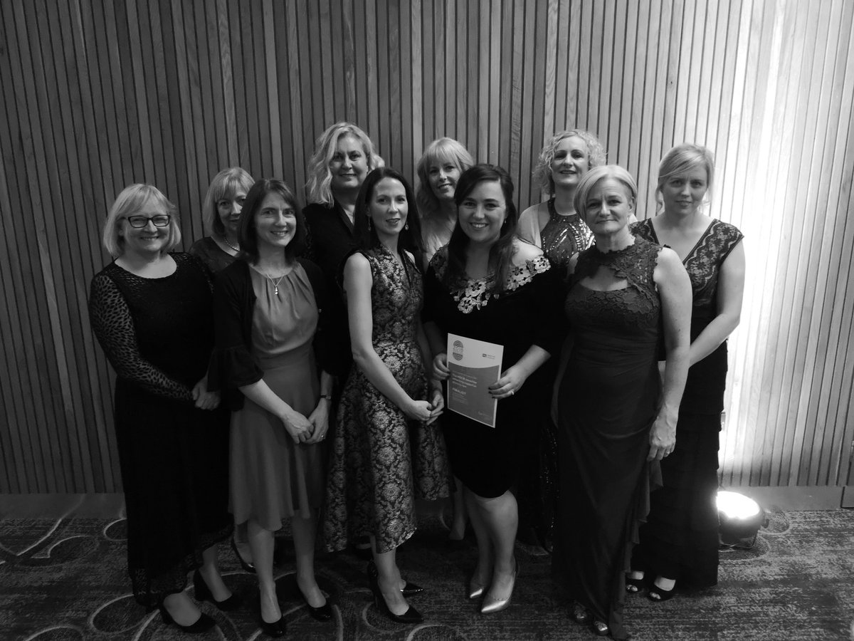 Cgrimes3's tweet photo. Some of the Specialist Palliative Care AHP Froum members and finalists at @AHAwards_NI. Great night,with  a great bunch #Palliative #everymomentmatters https://t.co/6G9jRMFEnT