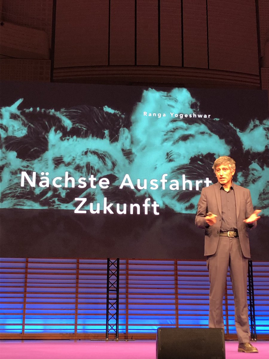 RangaYogeshwar zum Thema „nächste Ausfahrt Zukunft“ #sda18 #swisscom #futuretrends
