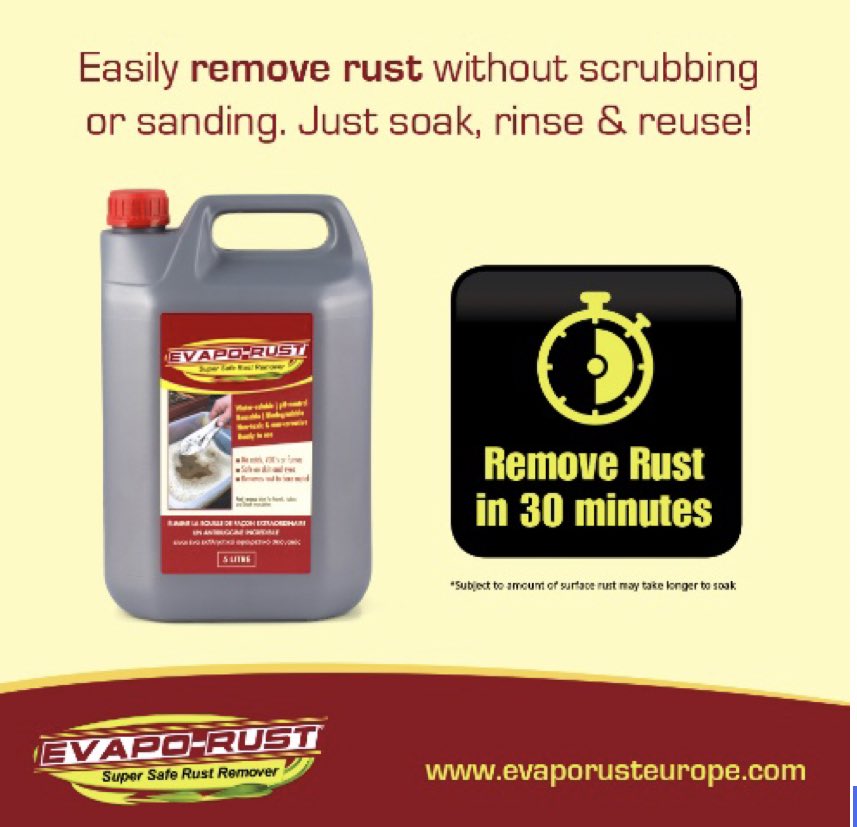 Evapo-Rust: The Original Super Safe Rust Remover, Spain