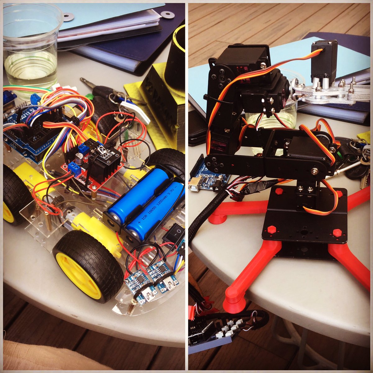 belicious_bel's tweet photo. Drinking cider and learning about the awesome robotics/engineering sessions that Real Time Learning do to build focus and skill at a young age. #robotics #engineering #learning #iwanttomakeone https://t.co/7kMMZ7yQea