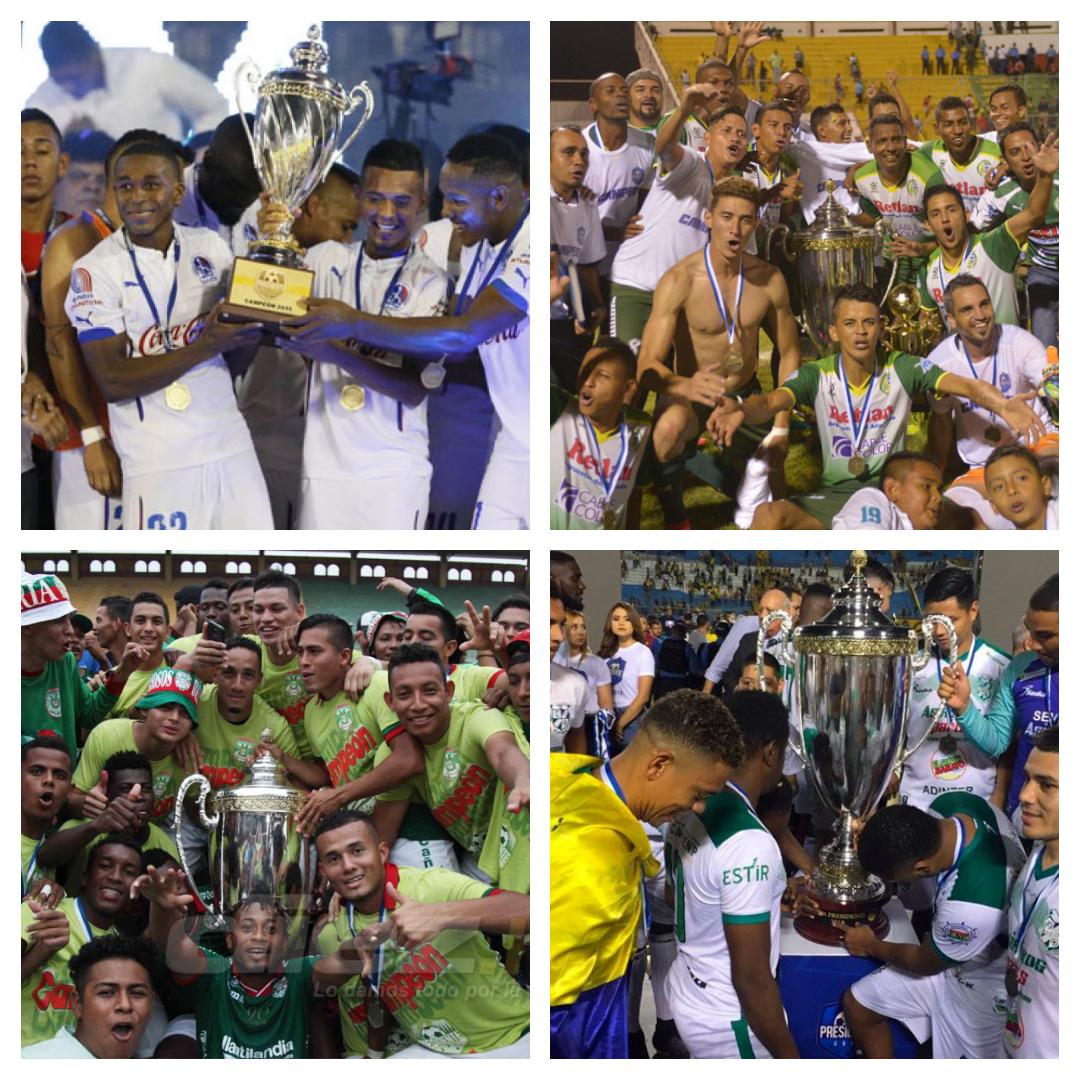 wilcruzg82's tweet photo. #CopaPresidente #TiburonCampeon Campeones de Copa en Honduras
⚽️ @CDOlimpiaHN_HD 3 (1995,1999,2015)
⚽️ @platensefc_hn 3 (1996,1997,2018)
⚽️ @rcdespana 2 (1972,1992)
⚽️ @CDMarathon 2 (1994,2017)
⚽️ @MOTAGUAcom 1 (1968)
⚽️ #RealMaya 1 (1993)
⚽️ @JuticalpaFC 1 (2016) https://t.co/s39KBxPwau
