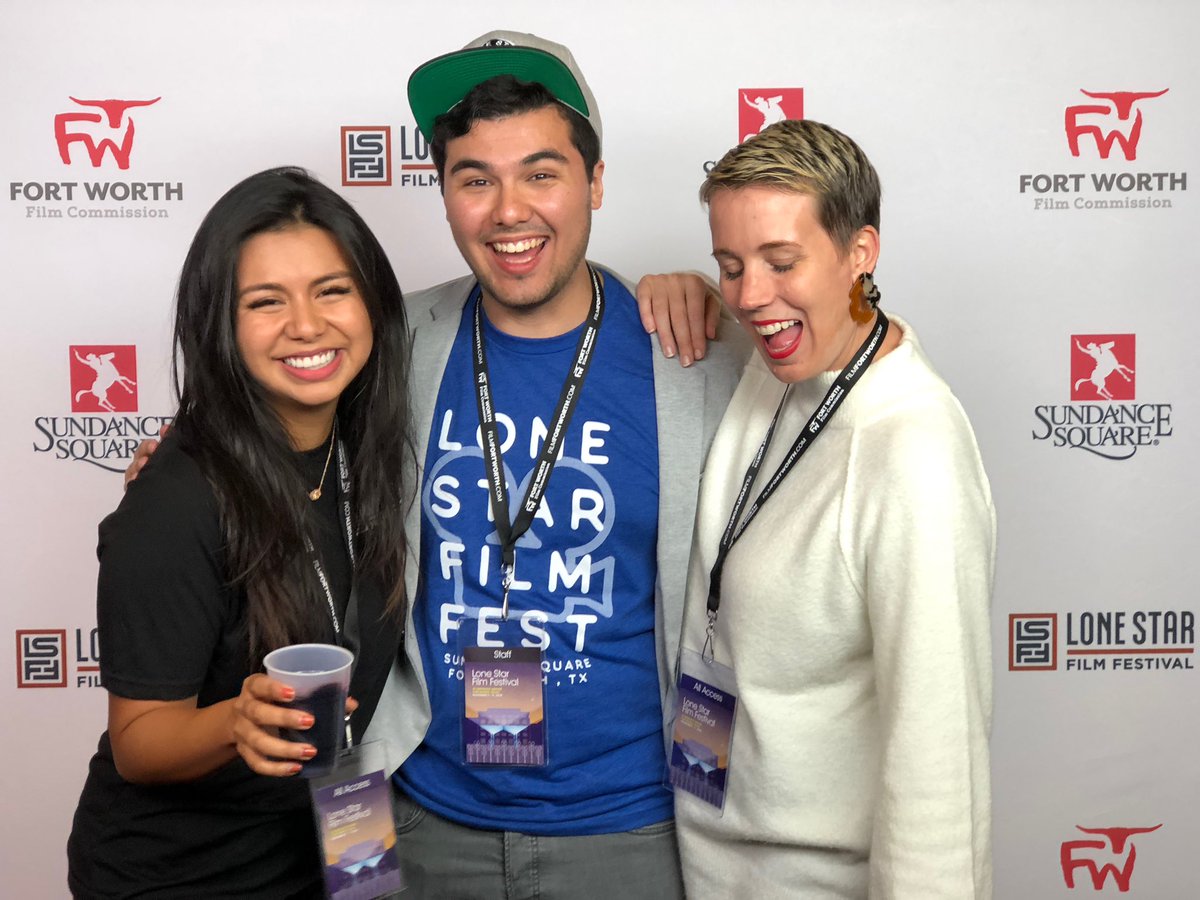 hauteholland's tweet photo. Kicking the @LoneStarFilmSoc with friends and amazing films!!! #LSFF18 https://t.co/sDhO5S125I