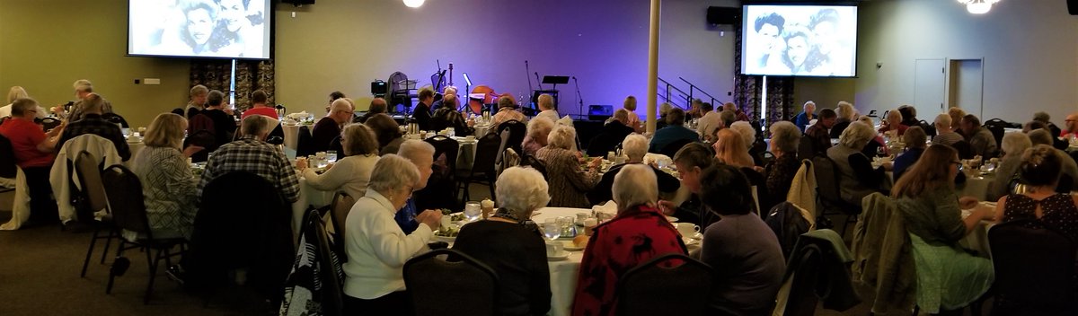 SVECEventCenter's tweet photo. Hot Club of Spokane with the Andrews Sisters Tribute! https://t.co/lVN6NUSgD3
