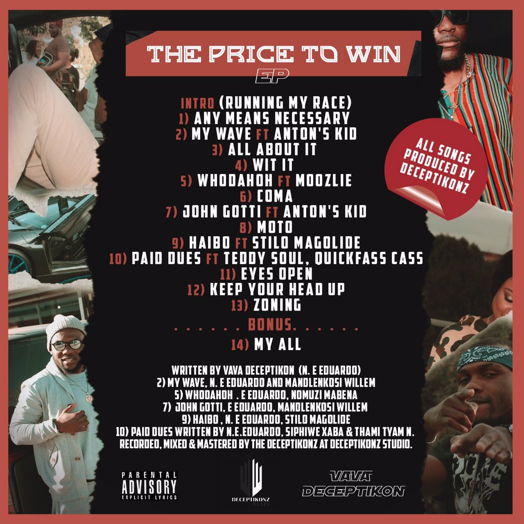 VavaFanBase's tweet photo. THE PRICE TO WIN NOW AVAILABLE ON ALL DIGITAL PLATFORMS https://t.co/Pq2flXHkq8 #THEPRICETOWIN #20Greateen #Supercreator #Superproducer #Newwave @YoungBarsqiiat @iamdjtumza @GbabyDaSilva @2o4Bulletproof @2freshLES @StiloMagolide_ @NoMoozlie @kinah_may @SkillzSk @Larryngitis https://t.co/MfIFKBnp7W