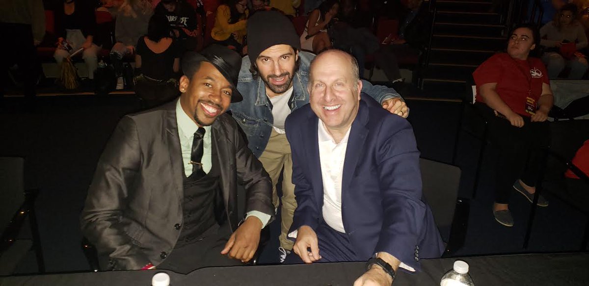 D8Robert's tweet photo. Thank you @PaceUniversity for having me this year as a judge for "Amatuer Night". 🙏🏽 I got to meet an awesome panel to be alongside with (@paceboardnyc &amp; @MikeAdamOnAir).  I was blown away! 😀⚡💥 I also got to meet @ZhaviaWard from @TheFourOnFOX, and @DJSpynfo! Thank you, all! https://t.co/j0QlVfjyb9