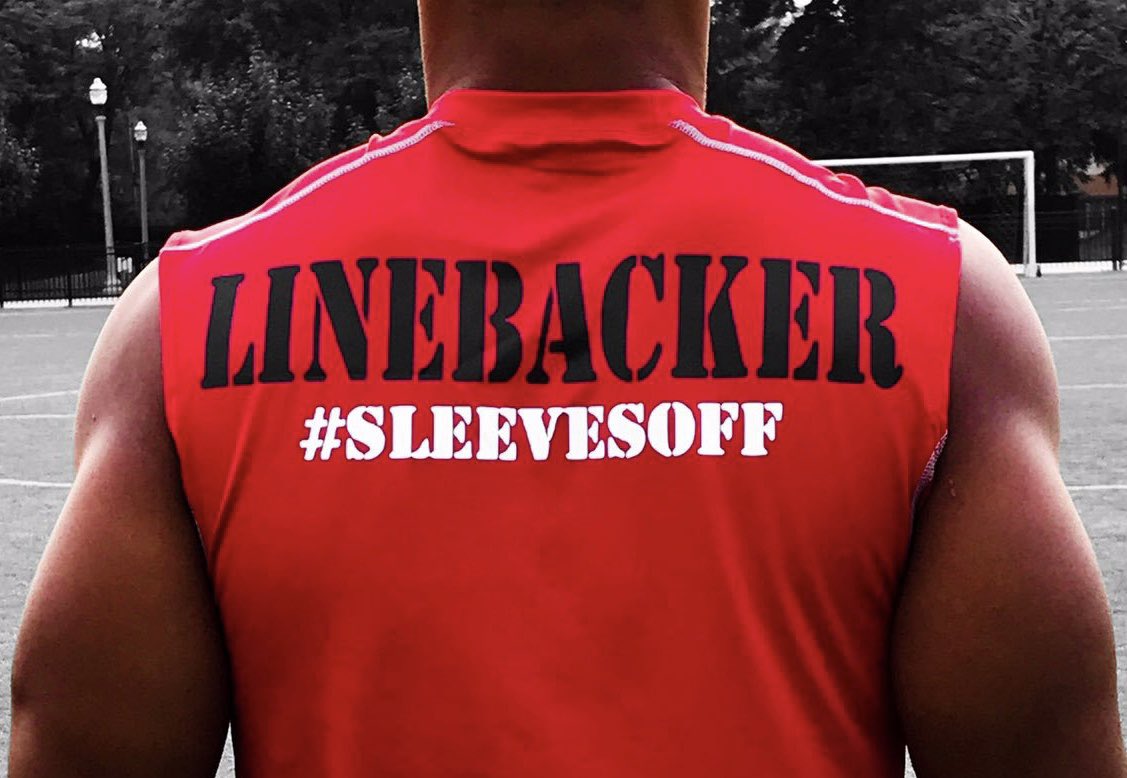 EliteLBTraining's tweet photo. Almost time to get back at it. #SLEEVESOFF https://t.co/xhkK8M3VBX