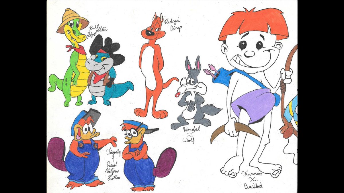 xand3r666's tweet photo. Cast of Taz-Mania circa 1992 #tbt #tbt❤ #tbthursday #tazmania #WarnerBros #animation #taz #tazmaniandevil #art #artist #artwork #gallery #portfolio #line #linedrawing #pencilcrayons #creative #artisticnation #coloredpencils #DINGO #platypus #turtle #wolf #koala #gator #wallaby https://t.co/Oy0Dq7KKC7