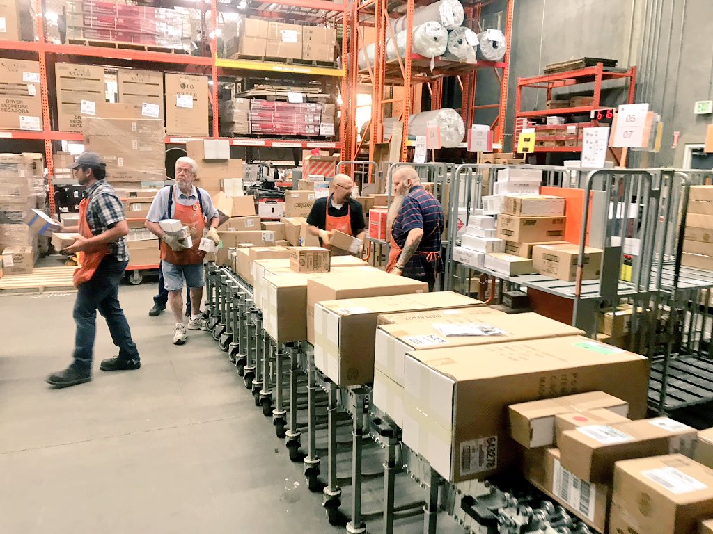 mattjensen93's tweet photo. This team ROCKS!! Throwing down with some hardworking associates! Great job #Team406 clearing a 1600+ truck in just over an hour! Thank you for all you do! #throwsomemore #FreightAppreciation #D38🧡 #D66PROUD https://t.co/XMWO12aW27