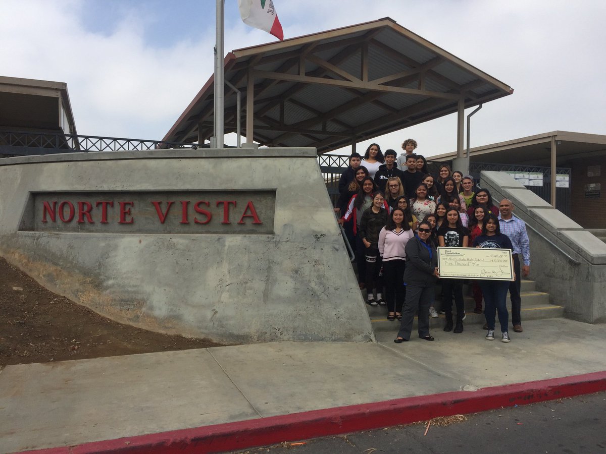 Big check day with the Dart Foundation! Thank you for choosing our garden to support for hands on learning this year!