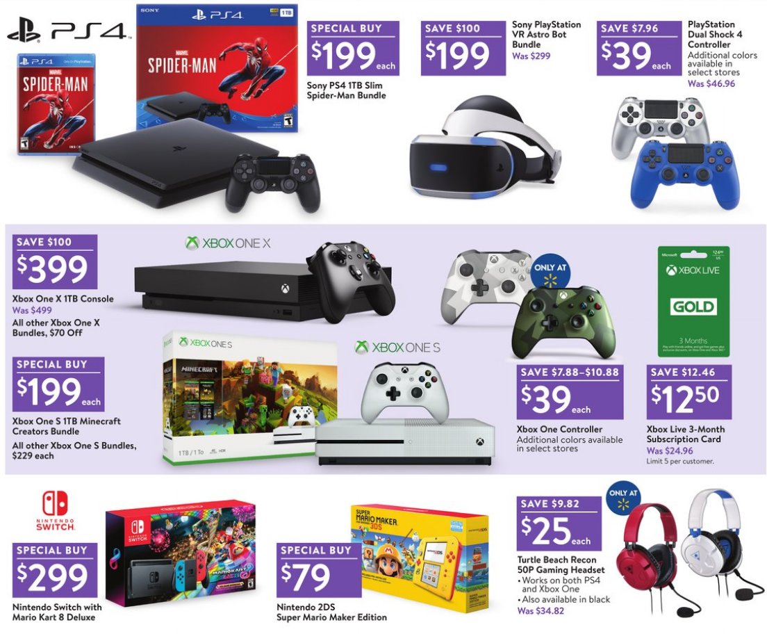 walmart video games black friday 2018