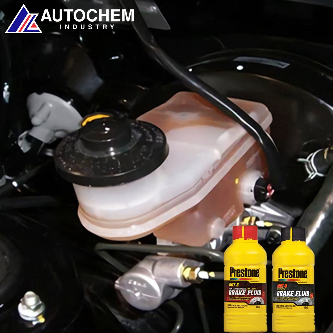 Jangan sampai kondisi cairan rem berkurang ya sob..  Lakukan pengecekan  secara rutin agar aman selama perjalanan. Sesuaikan juga spesifikasi  yang dipakai untuk kendaraan Anda.
 #Autochem 
 #CekCairanRem 
 Follow us <a href="/Autochem/">Dick Dross</a> | IG <a href="/Autochem/">Dick Dross</a> autochemindustry.com