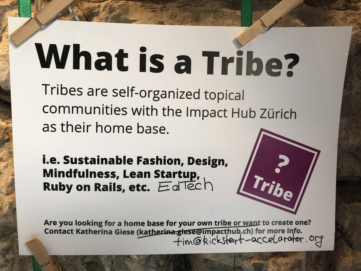 DocLehmann's tweet photo. Join our #2 #edtechzh tribe meet-up @impacthubzurich w/@davidklett @klettgruppe #zürich #edtech #tribe @ks_accelerator https://t.co/I2LDD8AowZ https://t.co/bto2Psr0dH