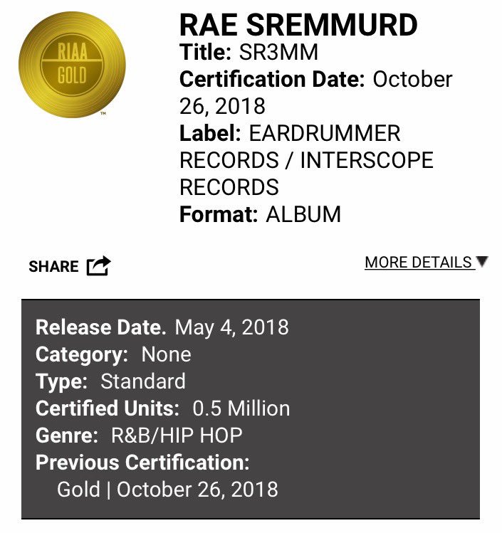 BiznessBoi's tweet image. Another one for the books! #SR3MM officially Gold 📀 Big ups to @goSwaeLee for bringing me on board to create! I’m happy to be apart of this project and thanks to God for the non-stop blessings!!! #TouchscreenNavigation #LostAngels #HurtToLook #WhatsInYourHeart