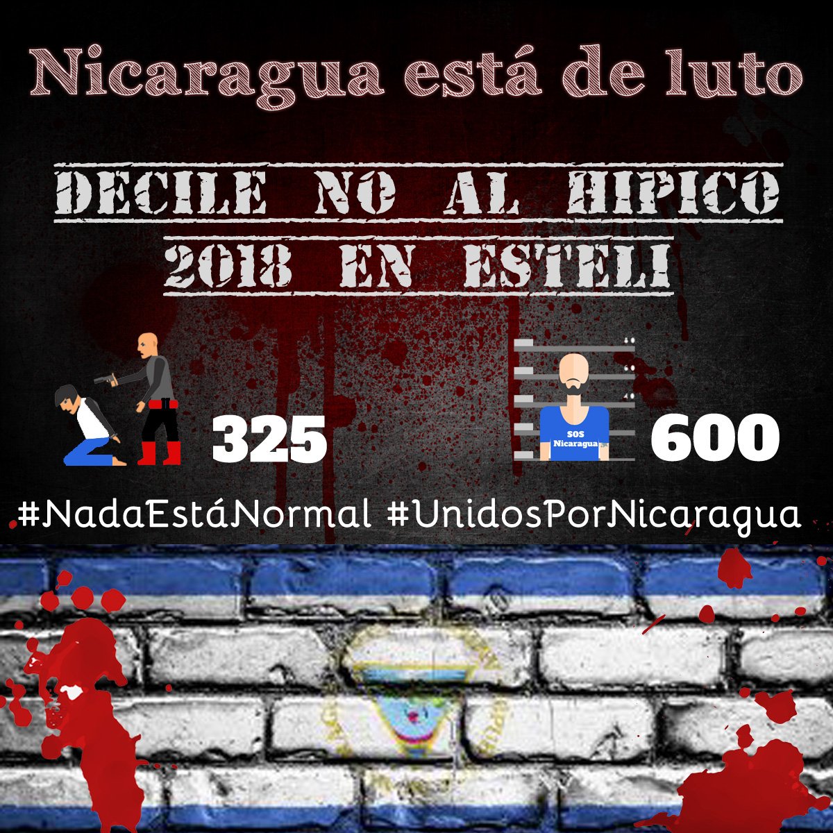 No hay nada q celebrar en los hípicos de diciembre en Estelí con al menos 325 asesinados por policías y paramilitares, y con más de 600 presos políticos. #NadaEstaNormal en Nicaragua. No seamos indiferentes ante tanta injusticia de la dictadura. #UnidosPorNicaragua #SOSNicaragua