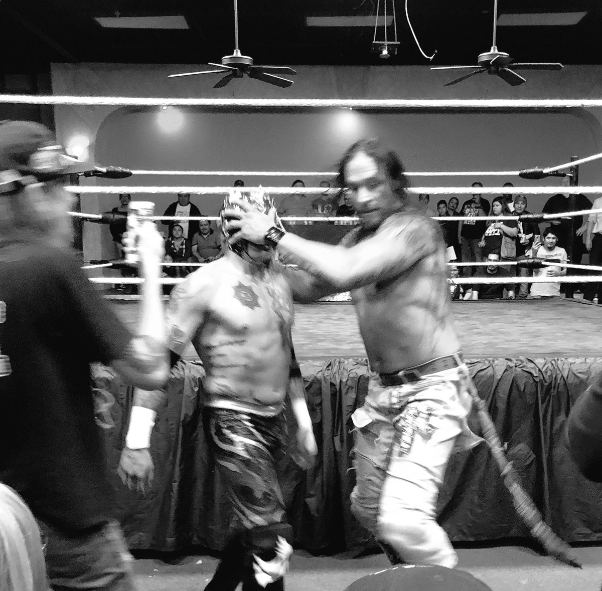 cstbtweet's tweet photo. @LanceHoyt vs @ReyFenixMx, @ProWReligion Dragonfly Hall #everybodydies https://t.co/wr4GXKtlIC