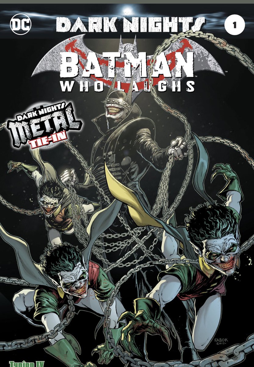 ViridiBirdy's tweet photo. I just finished #DarkNightsMetal #BatmanWhoLaughs I think I built it up too much in my head, it’s good but it’s no #BatmanTheRedDeath that issue is still one of my favs for Metal! https://t.co/lGa1wcjPeW