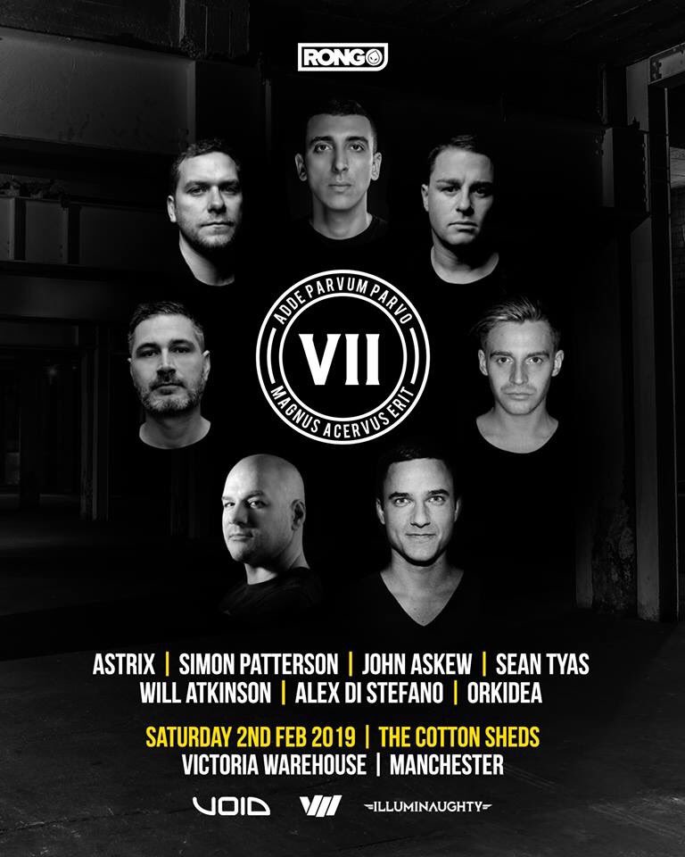 SeanTyas's tweet photo. Full lineup revealed for @TheVIICrew 2nd of Februrary at @O2VicWarehouse The Cotton Sheds. Text “7” in a message here: https://t.co/VyyOvsN7TJ. @djjohnaskew @Sipatterson @willatkinsonyes @AstrixOfficial @AlexDiStefano @DJOrkidea &amp; myself

#theviicrew https://t.co/oqhc9fhxLb
