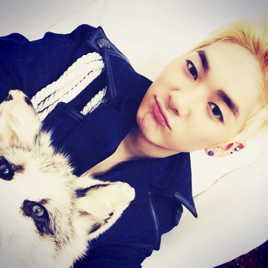 0318st___'s tweet photo. @NUESTNEWS [131108] back from Japan... playin with a doll... lol #nuest #aron #japan #wolfdoll https://t.co/9r5wS3Fh9b