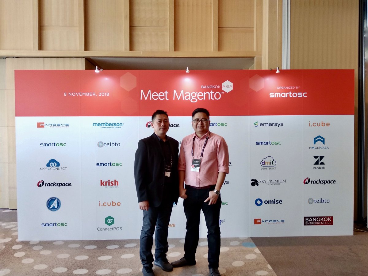 ParcelPerform's tweet photo. Our Business Development Manager Dennis Teo in Meet Magento Bangkok Asia! Well done to the organizers from @smartosc for the excellent turnout and well-organized event! Excited to be part of such a riveting event!
#MM18ASIA #ParcelPerform https://t.co/VctOffrKWZ