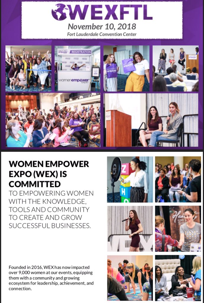 mindfulCITY's tweet photo. #wexftl Women Empower Expo. The premier event for female leaders and entrepreneurs. https://t.co/cZhrQonygq https://t.co/LbMPudQn9A