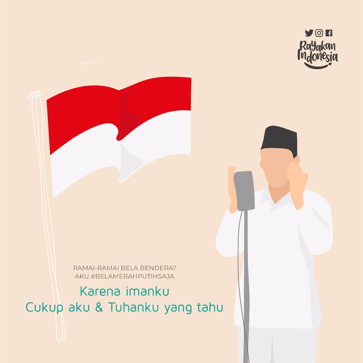 #BelaMerahPutihSaja
