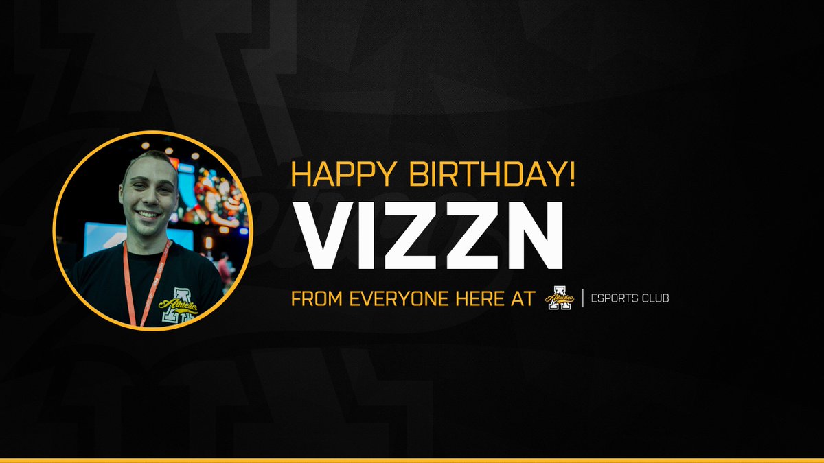 AthleticoES's tweet photo. #ATHBDAY | HAPPY BIRTHDAY @vizzN!! πππ
The big man himself has turned 23 years old today, join us in wishing him a happy birthday!
#ATHFAM https://t.co/PQen57zHUp