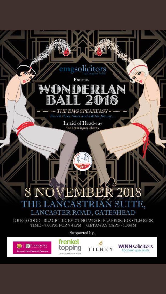 emma_j_lyons's tweet photo. So looking forward to the @EMGSolicitors WonderLAN ball. Always such a fantastic event for a wonderful cause @HeadwayUK #LANweekend Sparkly heels and many Elastoplasts packed and ready to go 💃 https://t.co/qPdZ8LdeJc